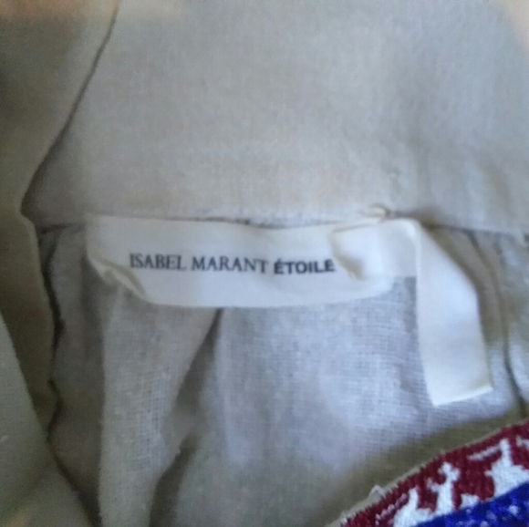 Isabel Marant Silk Mini Embroidered Skirt - Picture 4 of 4